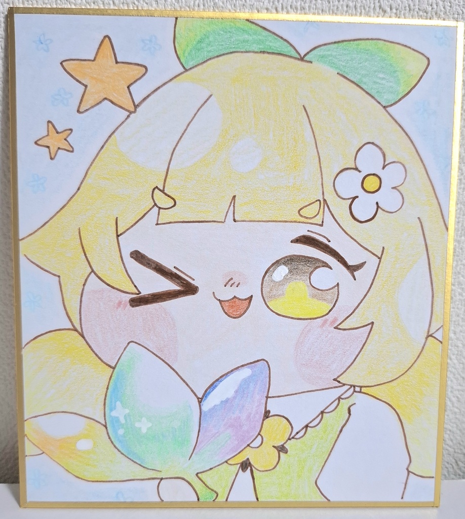 ブルミ 色紙【同人作品】