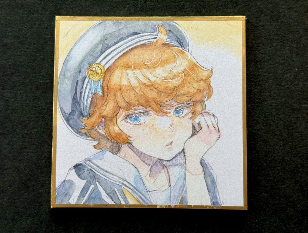 【7月】豆色紙原画【送料込】