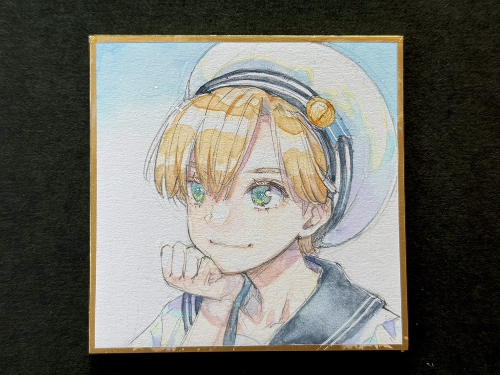 【7月】豆色紙原画【送料込】