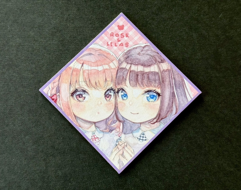 【7月】豆色紙原画【送料込】