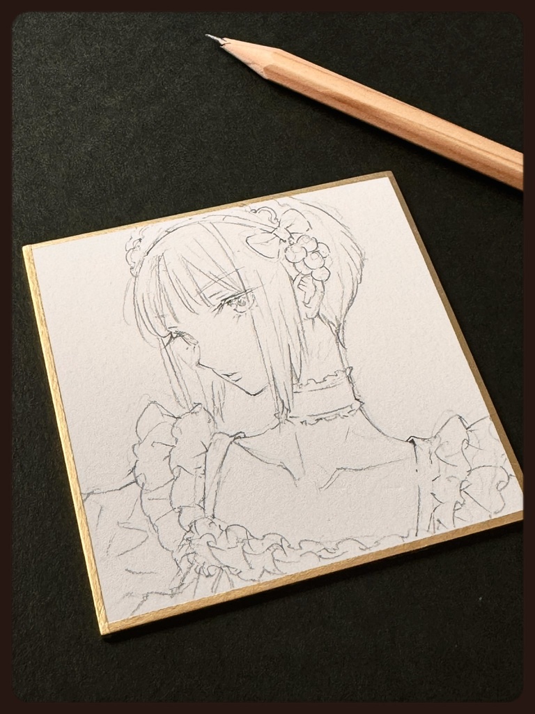 【10月通販】豆色紙原画