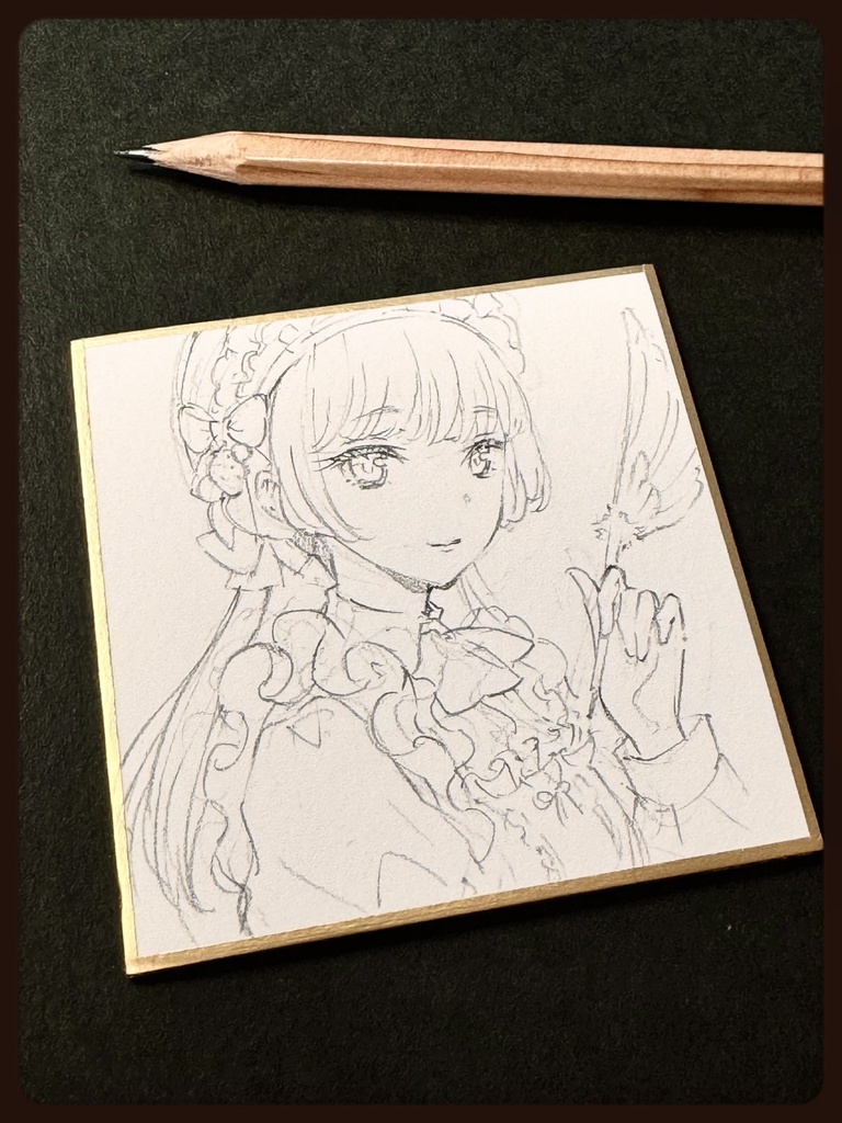 【10月通販】豆色紙原画