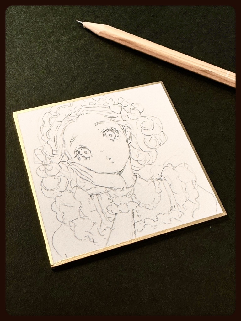 【10月通販】豆色紙原画