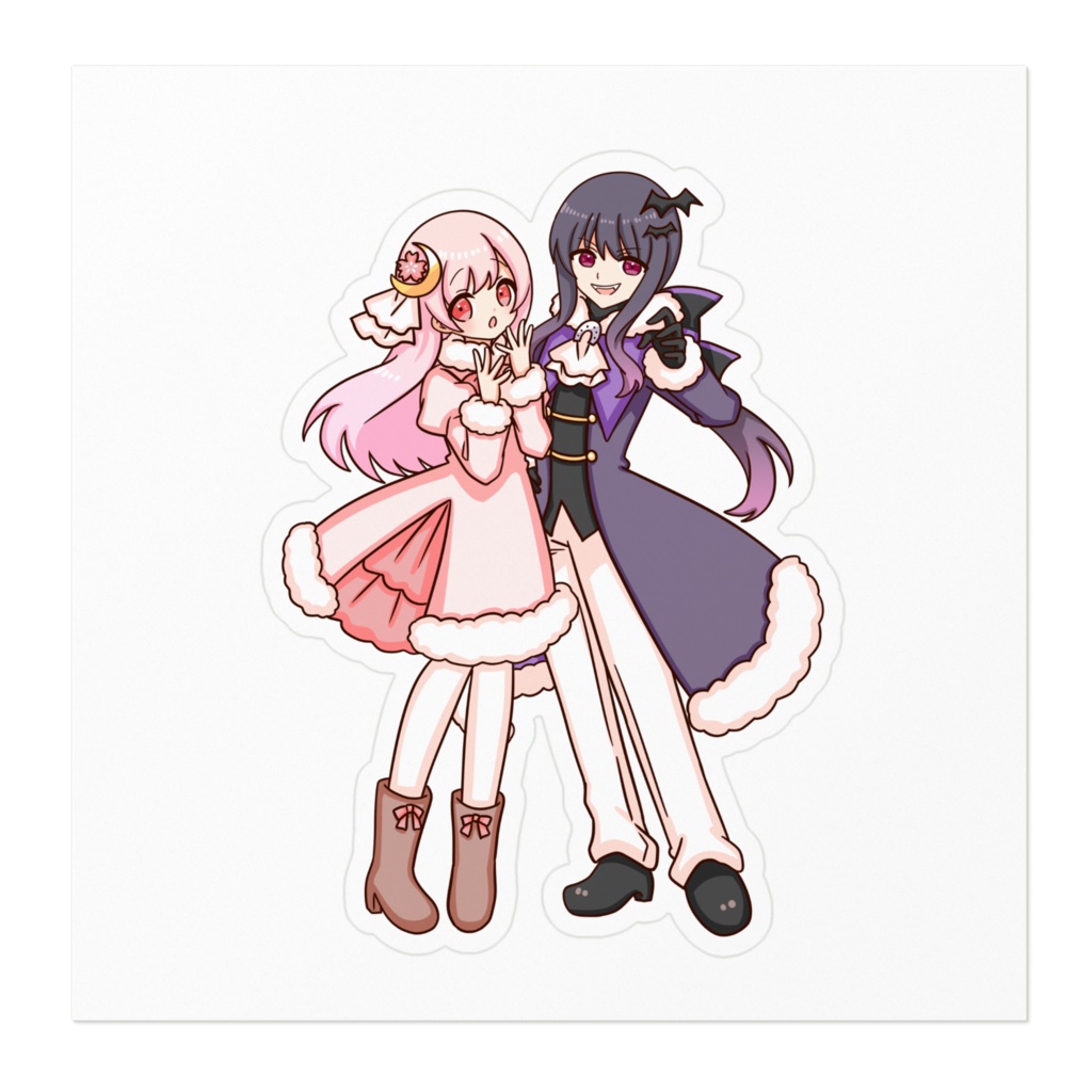 ステッカー Xmas2024ver.(ラカさな)