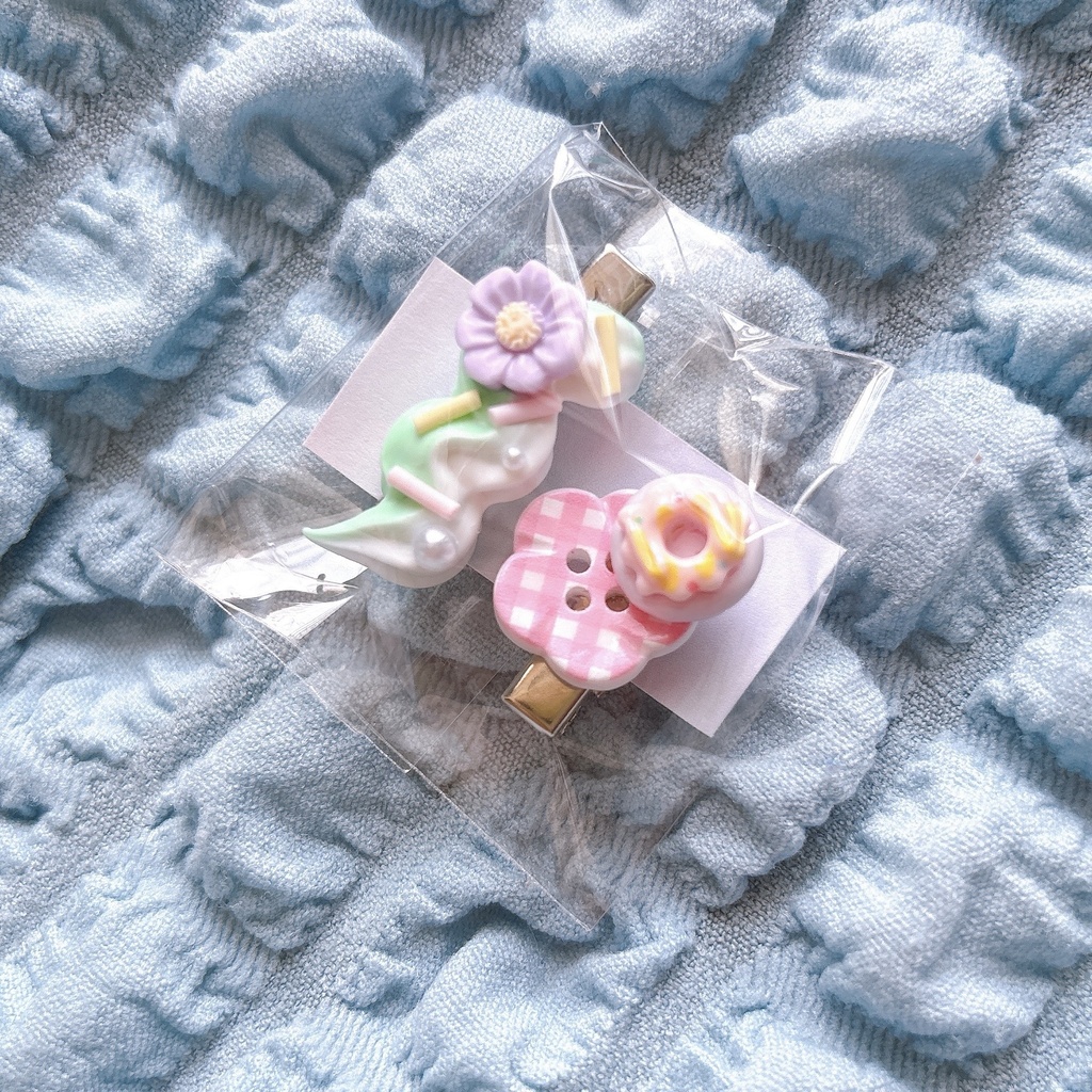 スイーツミニヘアクリップ 