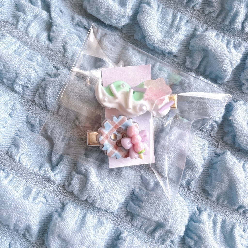 スイーツミニヘアクリップ 