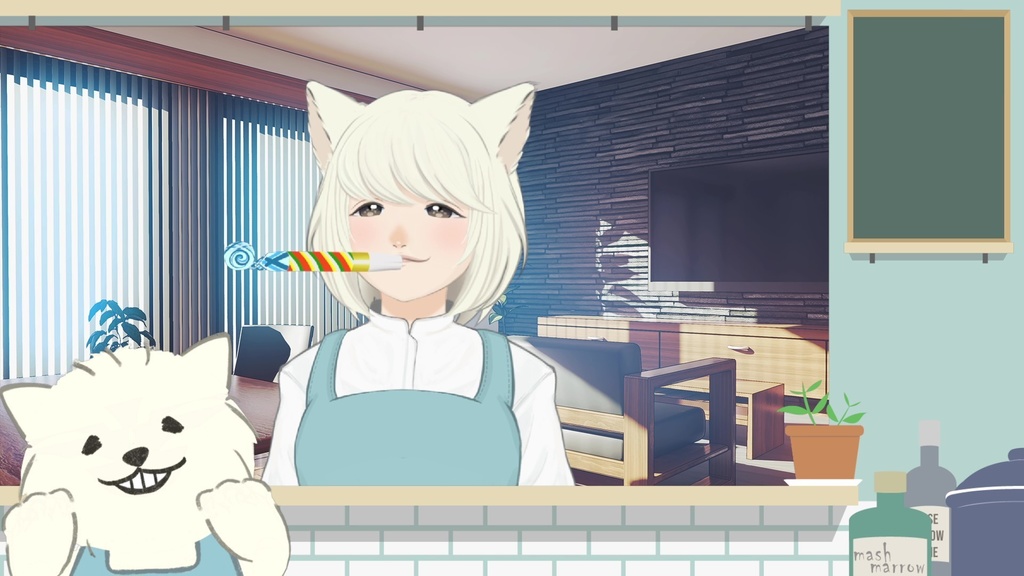 【Vtuber素材】ふきもどしのふえ VtubeStudio用アイテム