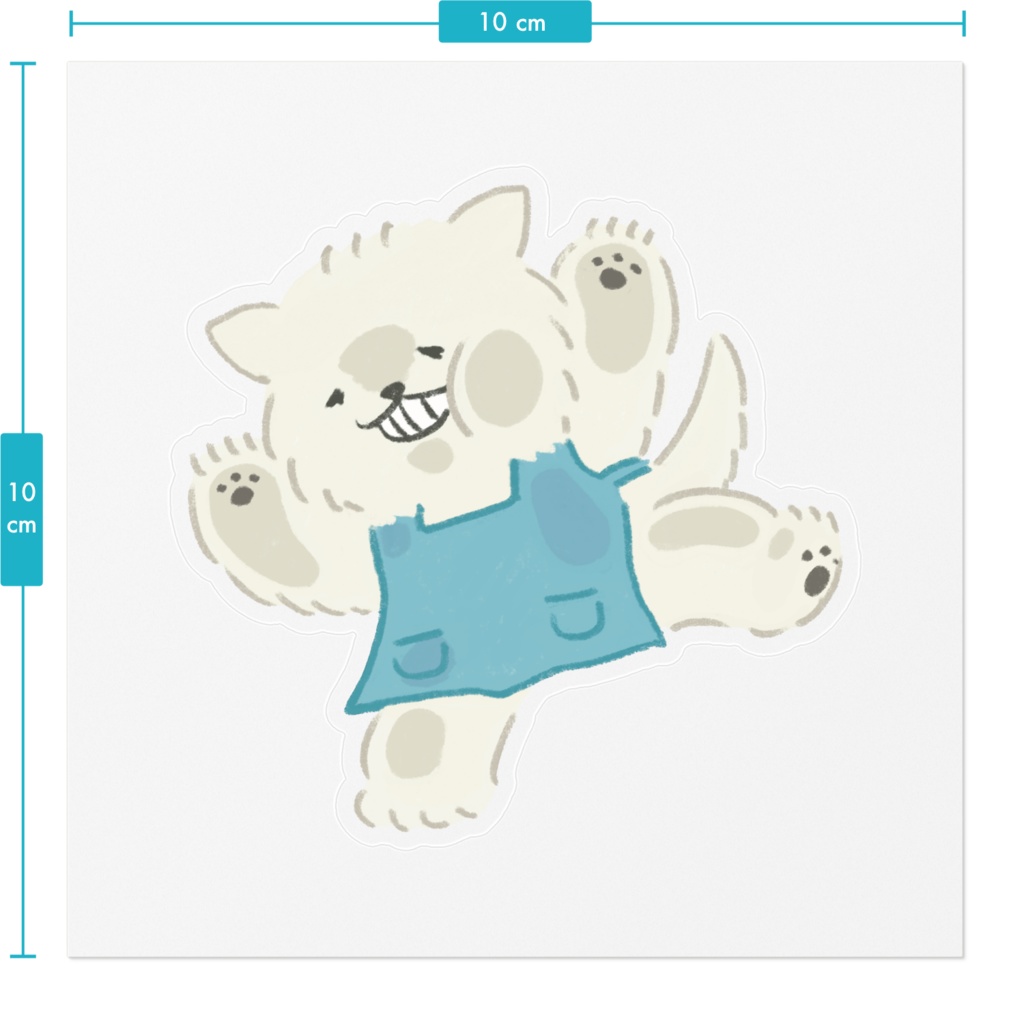 ビターン! まんぼうさんステッカー