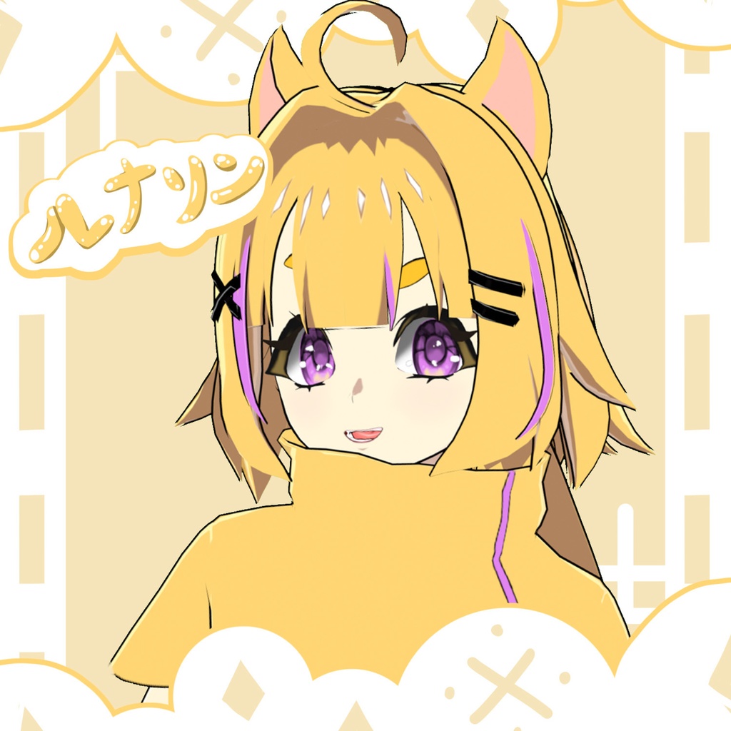 オリジナル3Dモデル「ルナリン」