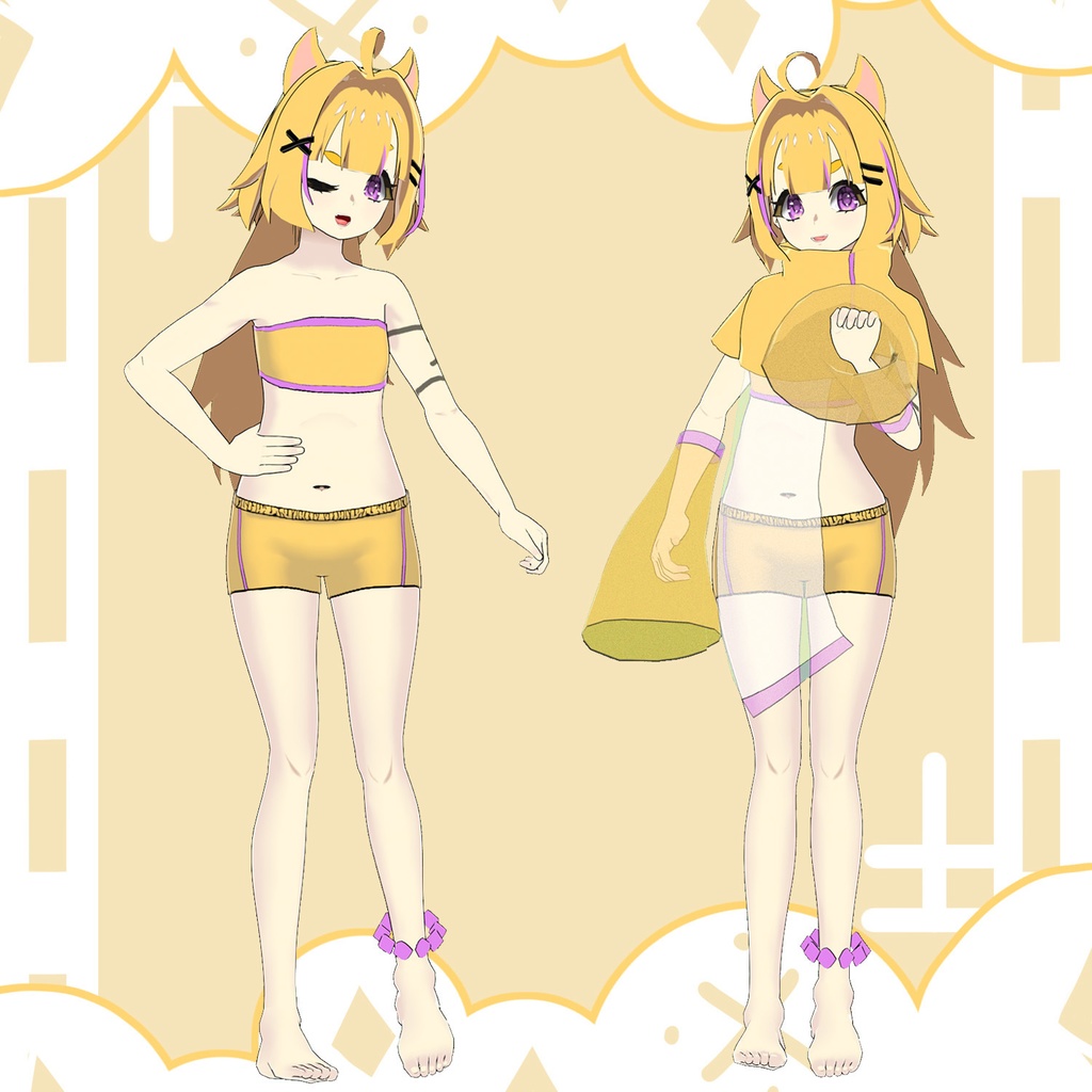 オリジナル3Dモデル「ルナリン」