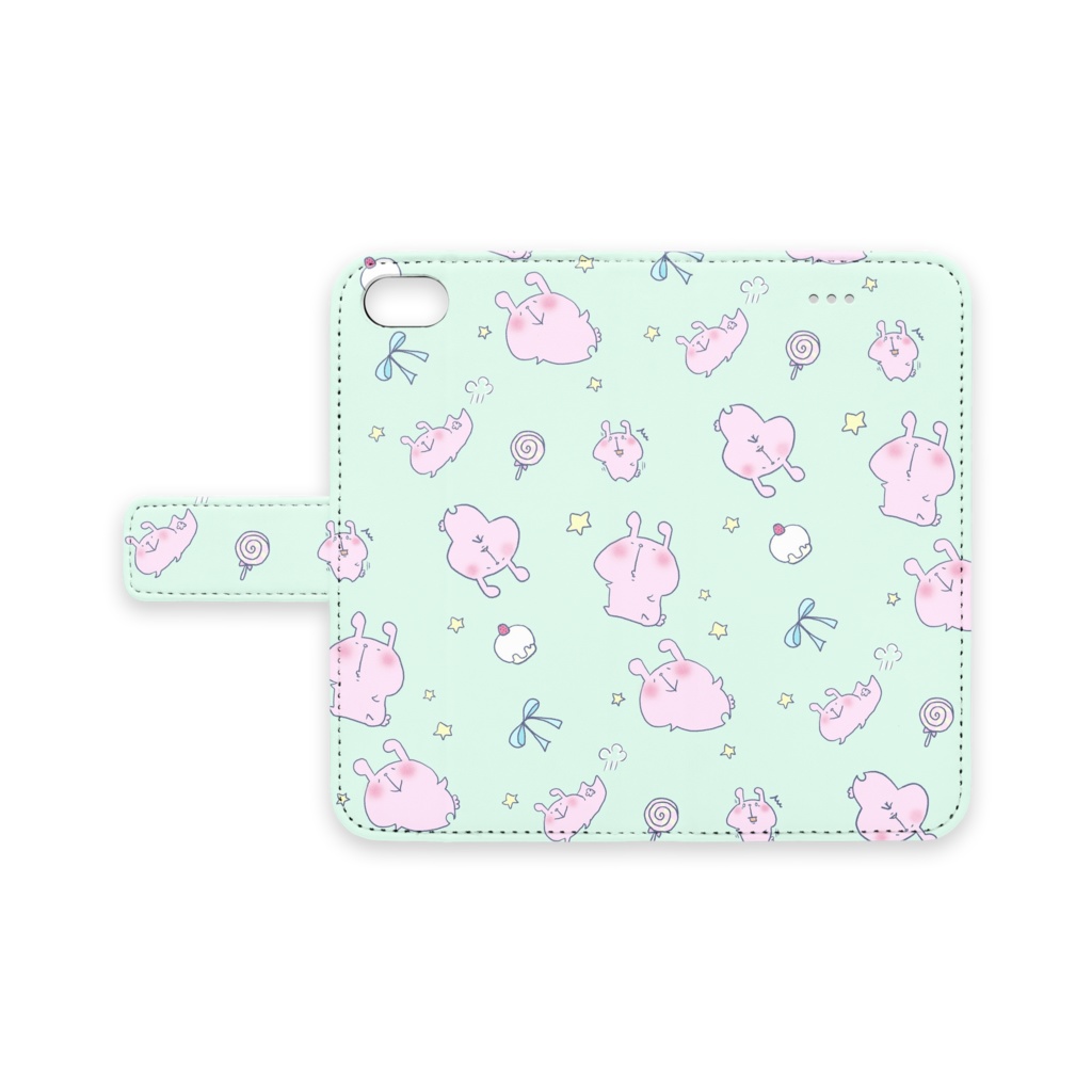 ちょめ手帳型スマホケース