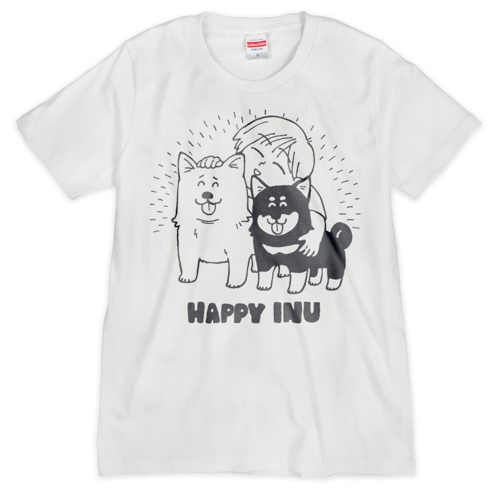 ハッピー犬Tシャツ