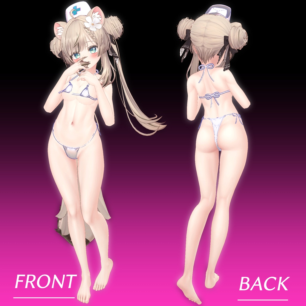【💉VRC想定💉】NurseBIKINI ナースビキニ #DTH8【マヌカ対応】