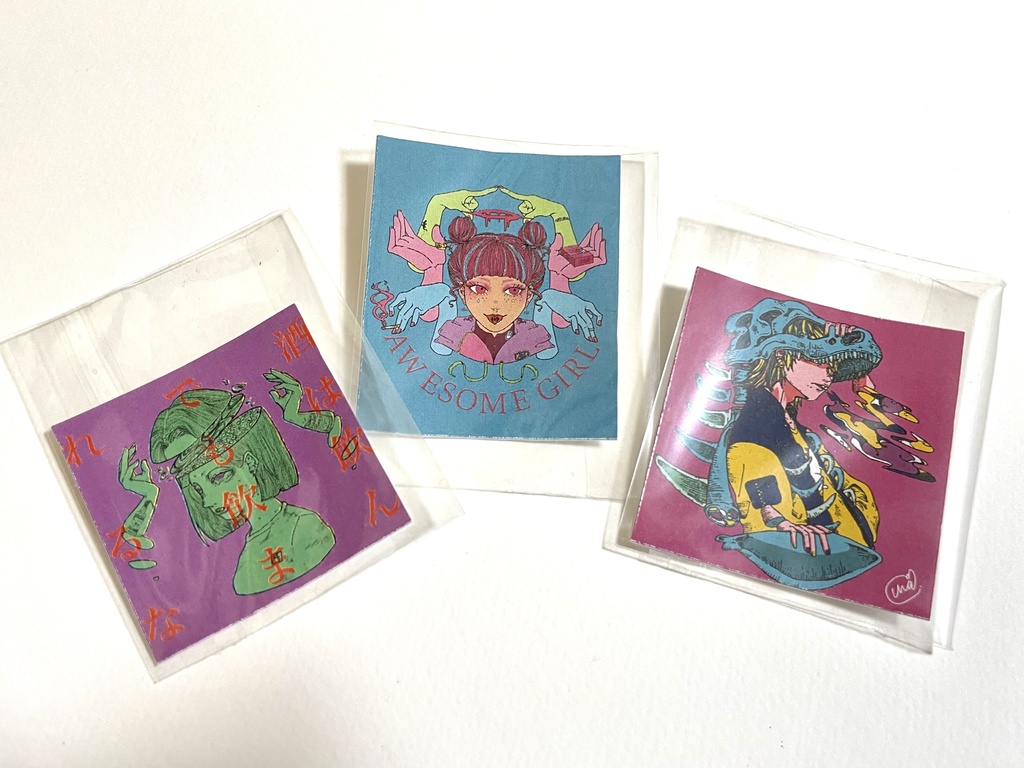 ステッカー3種類セット