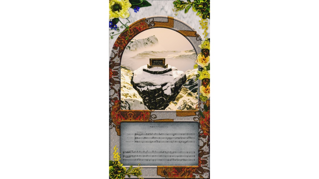 人生を変えるテーマソング『天空のファンファーレ』譜面付き縦長画像+音源