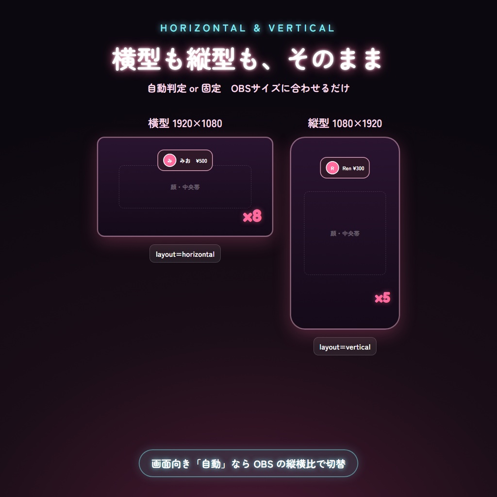 【わんコメ】TikTok風ギフト演出|スパチャでCOMBO・紙吹雪・全画面【縦型対応】