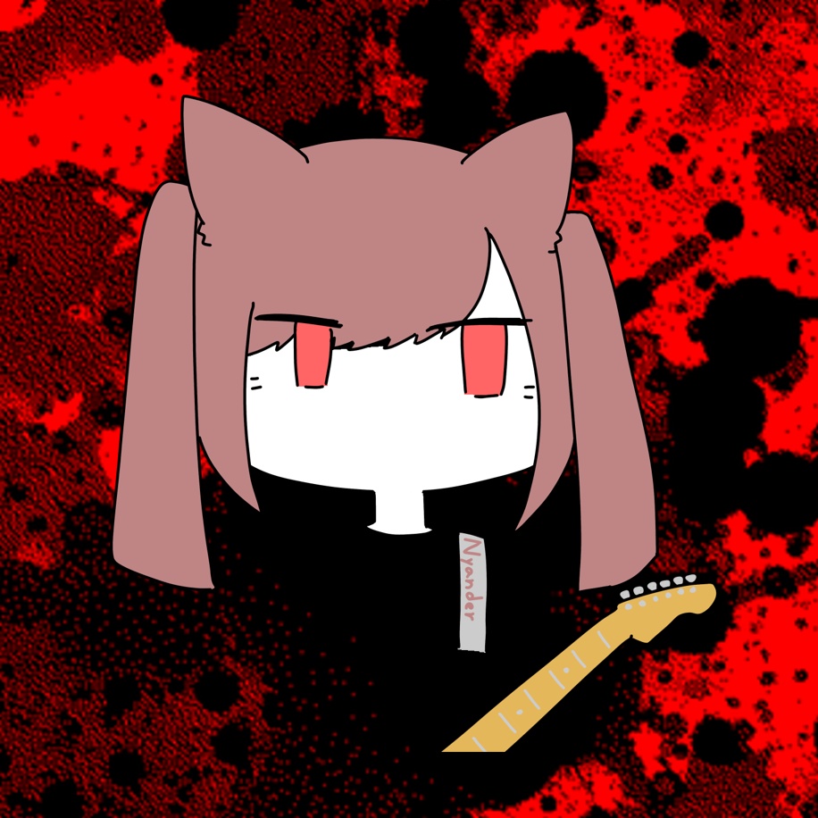 缶バッジ:飛沫-Gt.ばんどにゃん