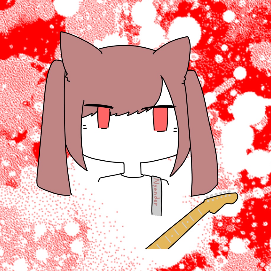 缶バッジ:飛沫-Gt.ばんどにゃん