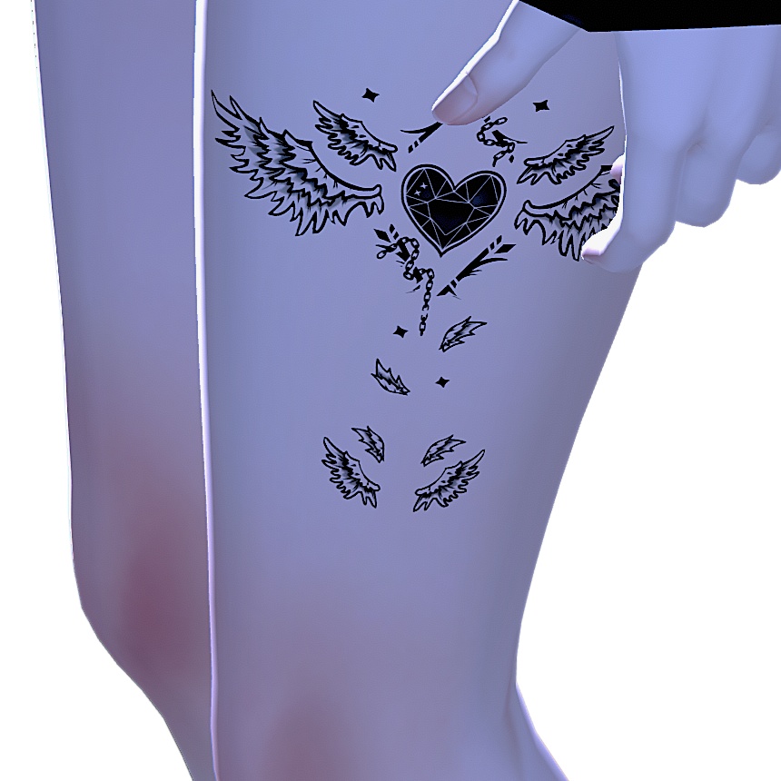 カードポイント タトゥー ４種 VRC 想定