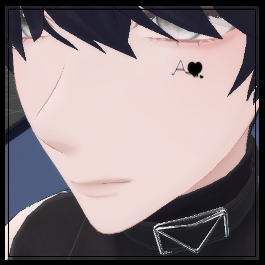 アルファベット 全26種 ワンポイント タトゥー VRC想定 手書き