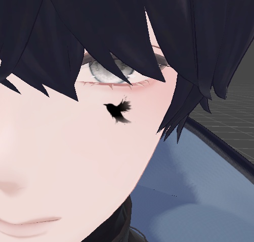 カラスのタトゥー ワンポイント - Yatagarasu- VRC想定