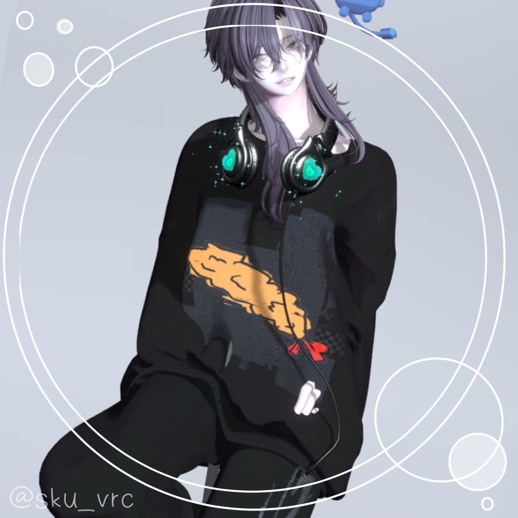 衝動のまま描いた線 タトゥー ワンポイント セット VRC想定