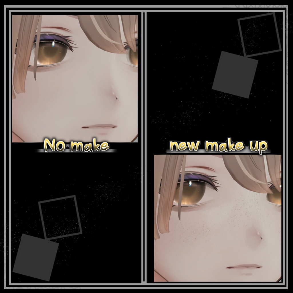 【Alue対応】 ナチュラルそばかす make up texture Natural Freckles