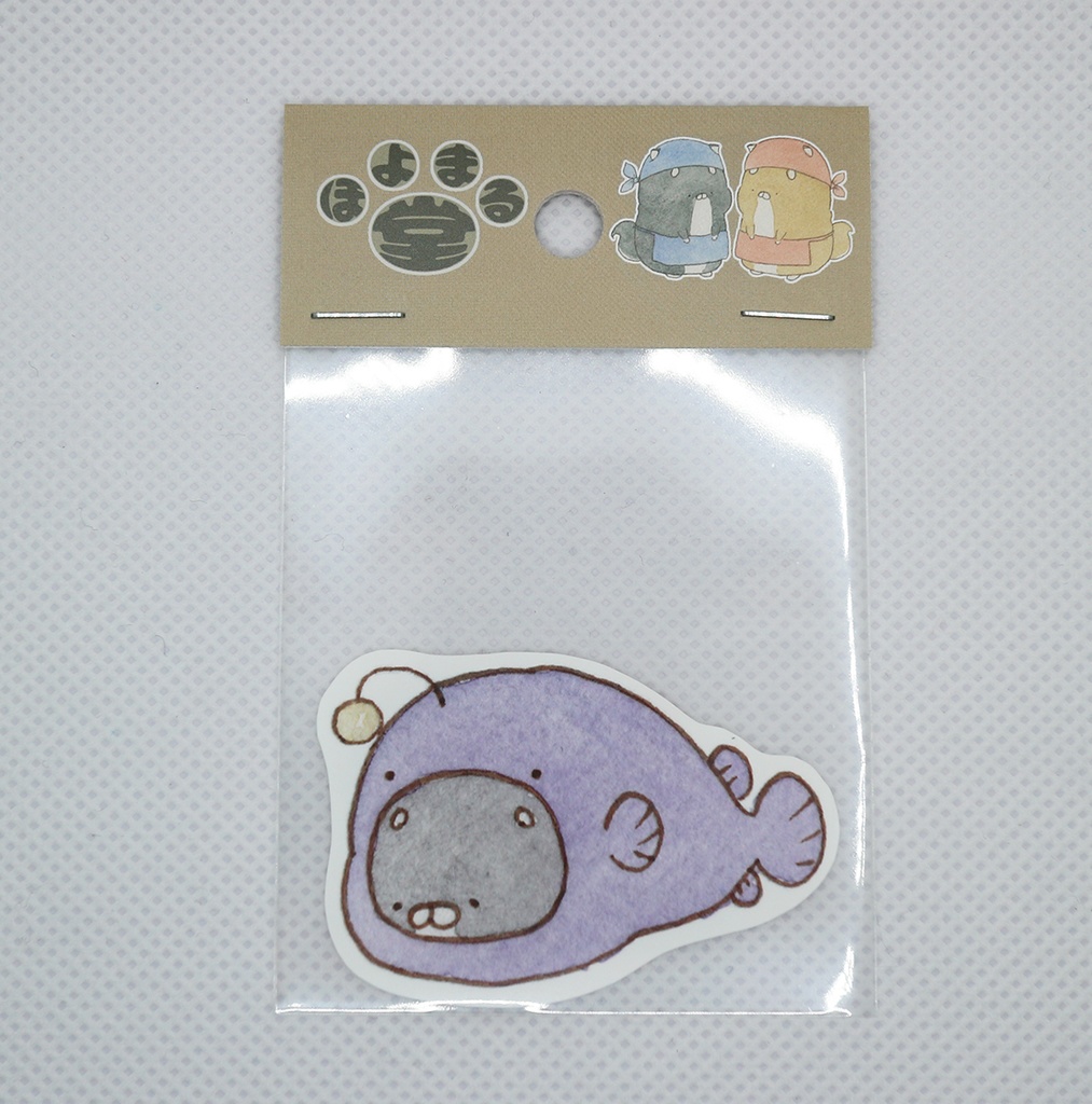 ステッカー070　あんこうほよまる
