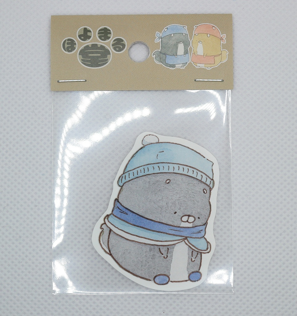 ステッカー083　冬服ほよまる