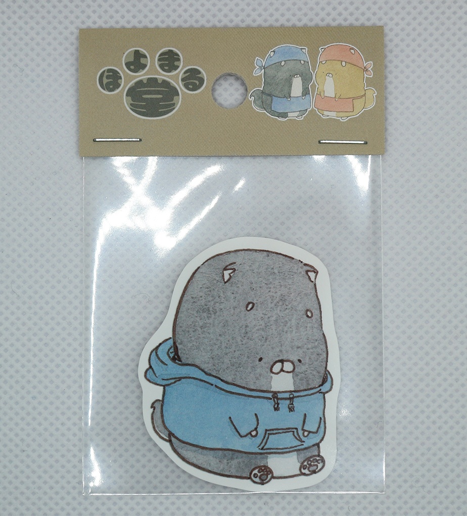 ステッカー087　パーカーほよまる