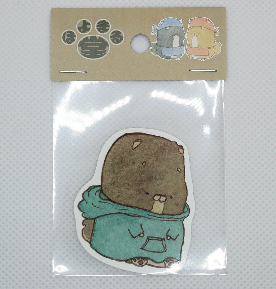 ステッカー090　パーカーまめまる