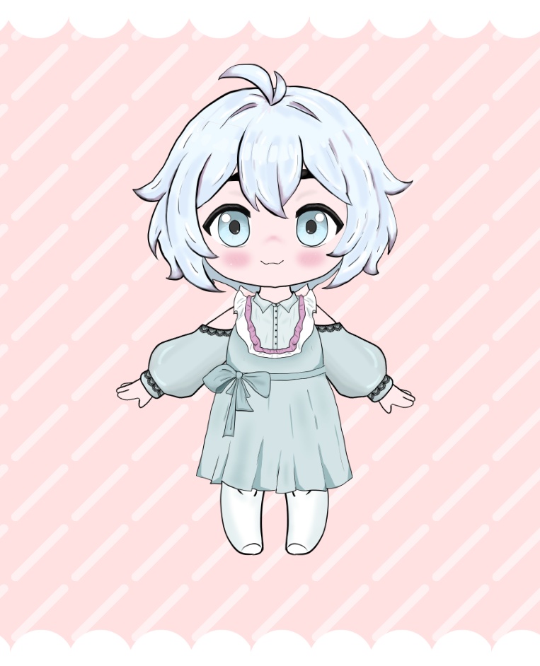 Ready-to-Use Chibi VTuber Model VTube Studio