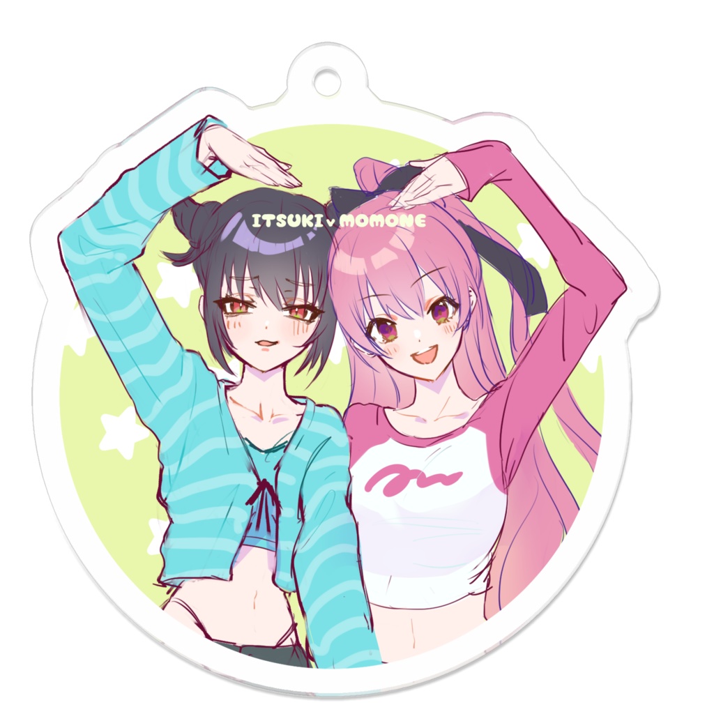 いつき♥ももねのかわちいアクキー