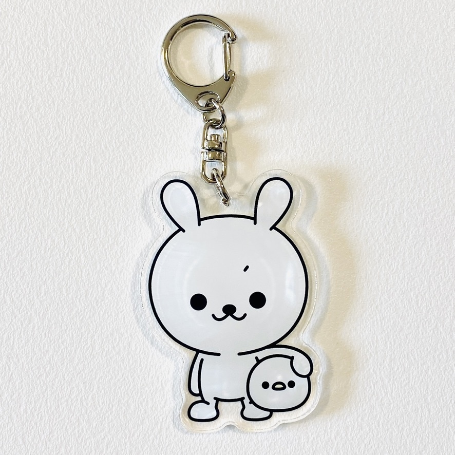 ひねくれうさぎアクリルキーホルダー(全6種)