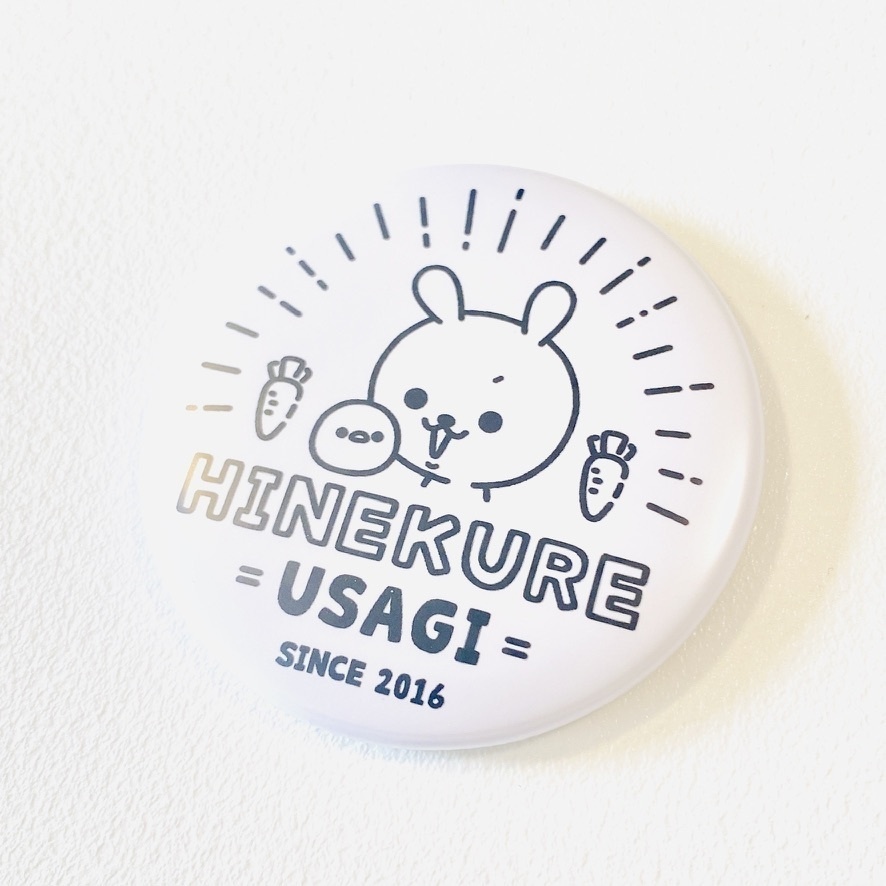 ひねくれうさぎ缶ミラー