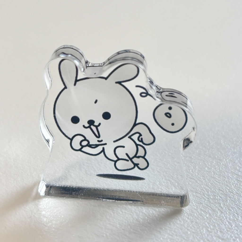 ひねくれうさぎ自立アクリルスタンド