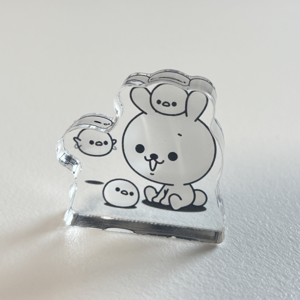 ひねくれうさぎ自立アクリルスタンド