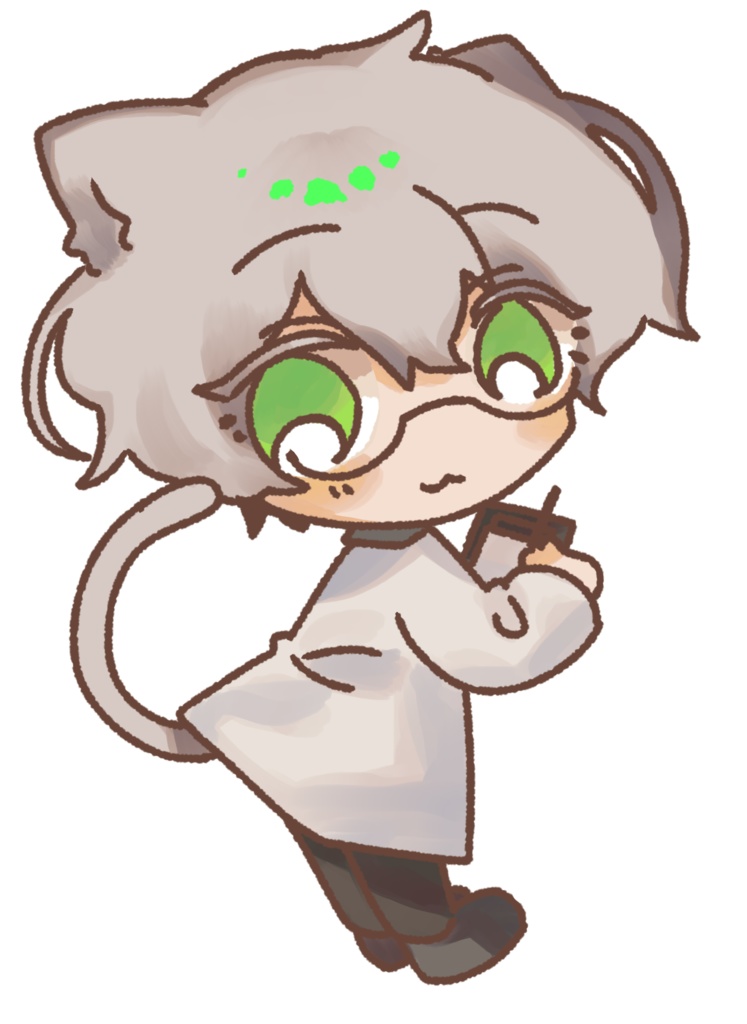 ABCねこちゃんアクリルキーホルダー