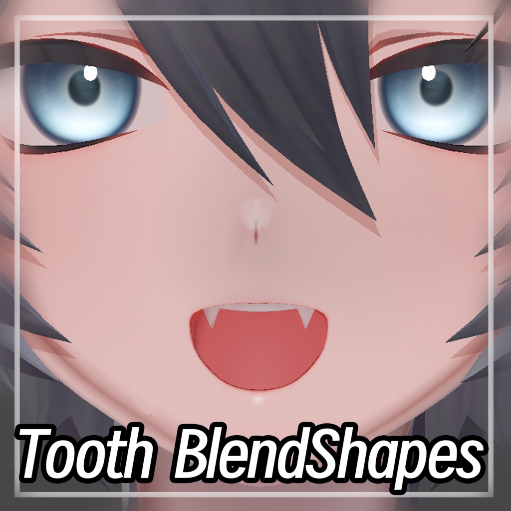 【FREE/無料】くうた Kuuta Tooth BlendShapekeys