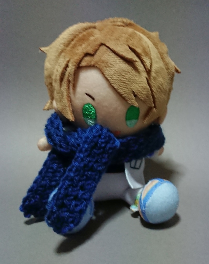 ぬい用マフラー(青)