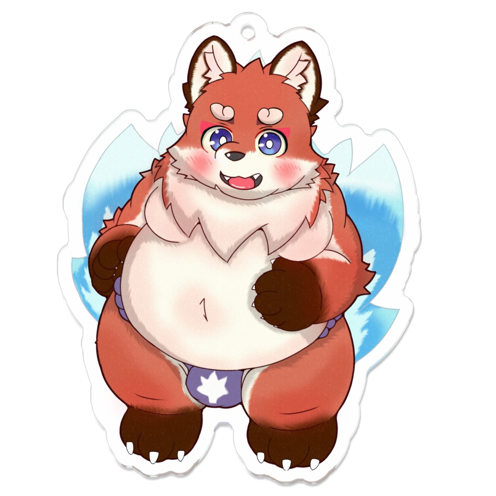 ２周年記念アクキー　たんぱおちゃんver,