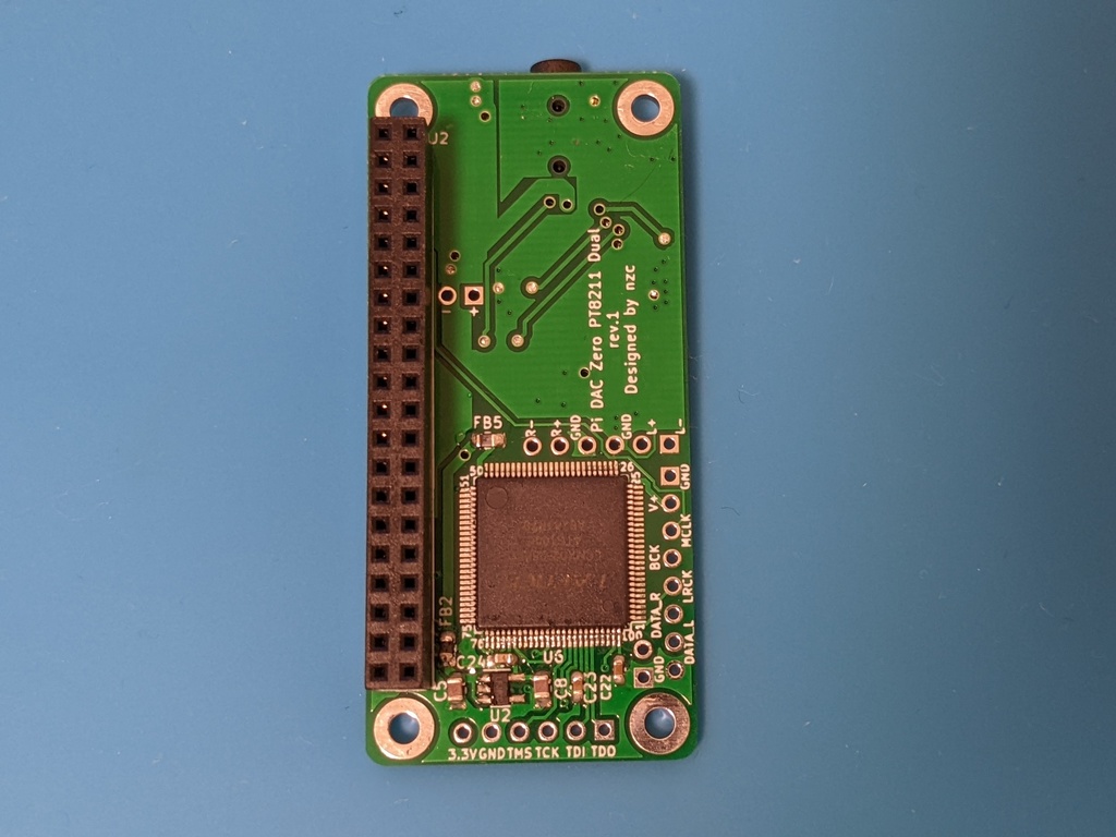 Pi DAC Zero PT8211 Dual