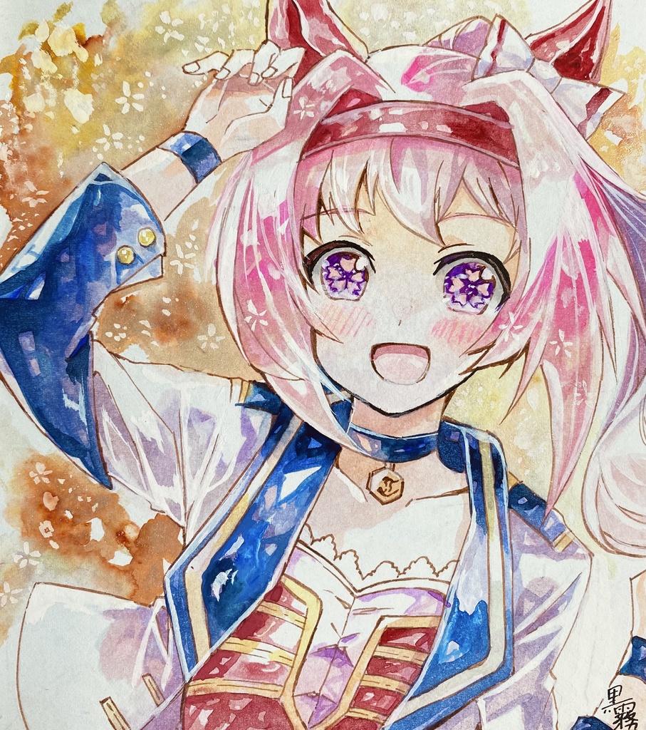 イラスト色紙 ハルウララ 幻想ドルチェ Booth