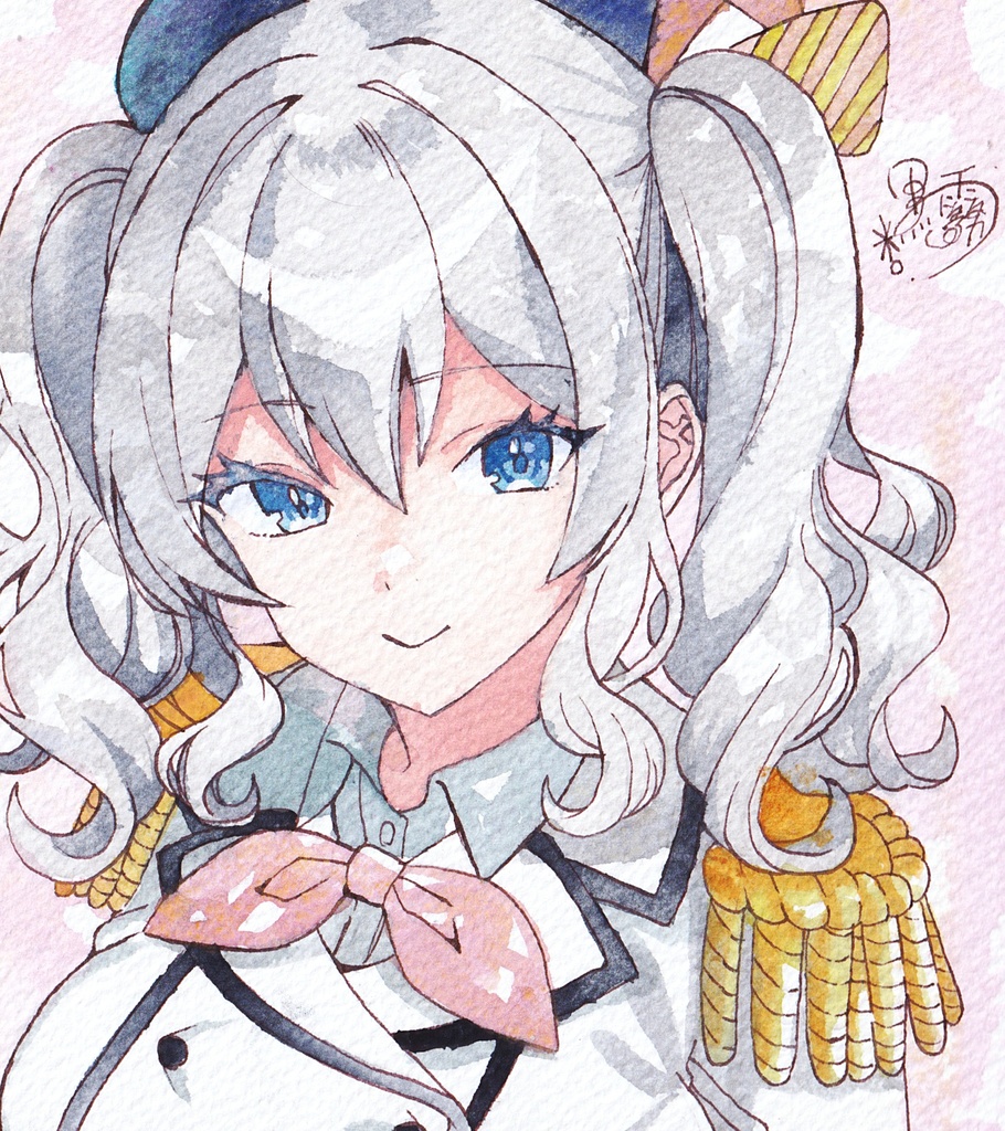 艦これイラスト色紙 鹿島