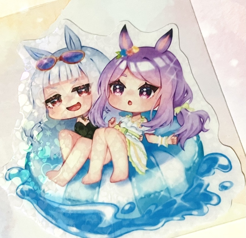 ゴルマクちゃんホログラムシール