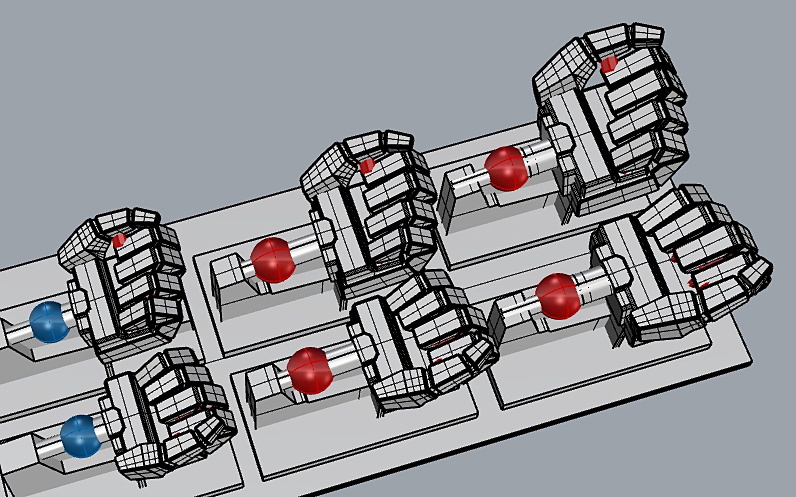 ロボットハンド握りこぶし検討用、3Dプリント用stlデータ