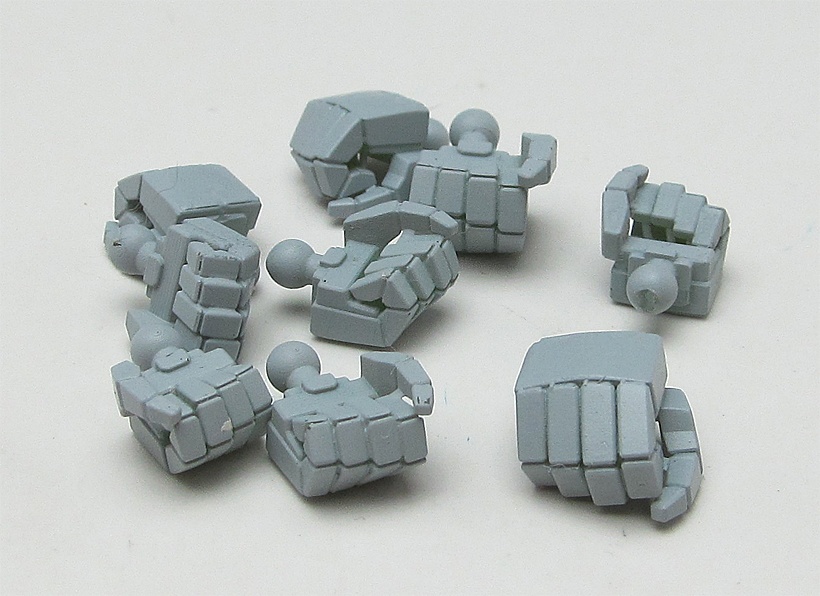 ロボットハンド握りこぶし検討用、3Dプリント用stlデータ