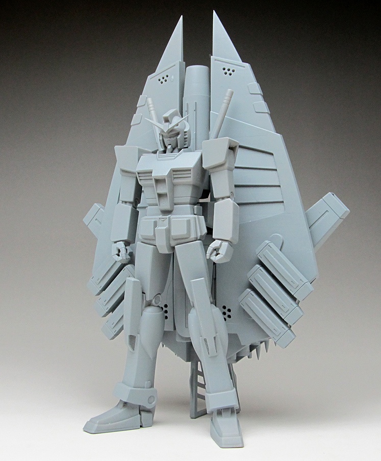 ファーストガンダム用ビグロブースターVer0.8、3Dプリント用stlデータ