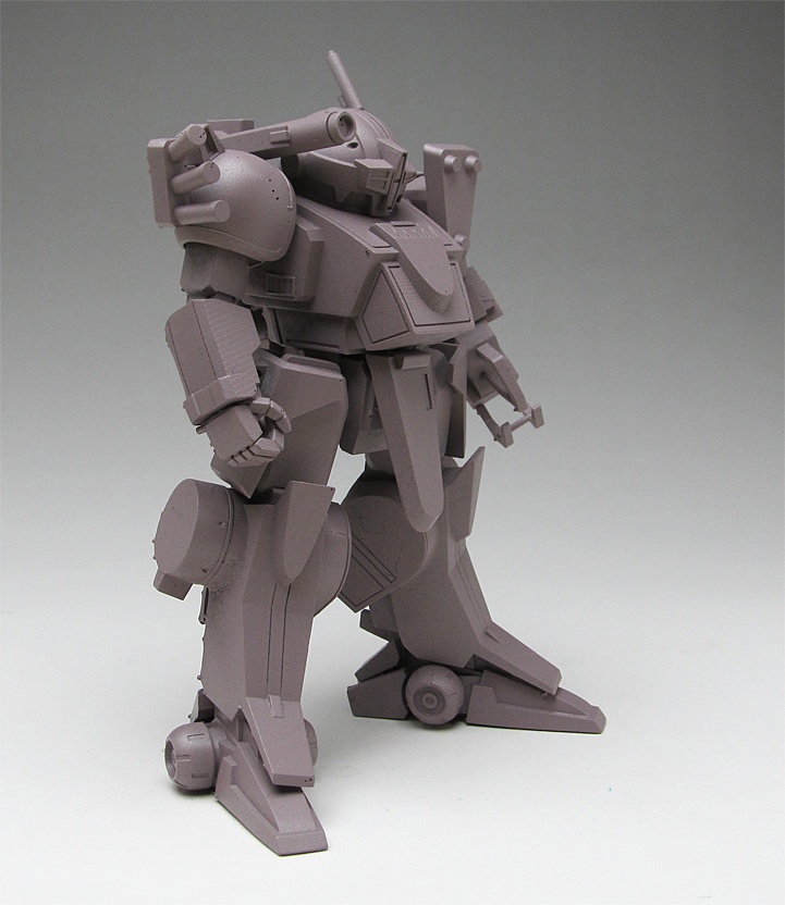 渾身の藤田版ゼルベリオス、形状確認像Ver.0.5、頭頂110ミリ。3Dプリントstlデータ