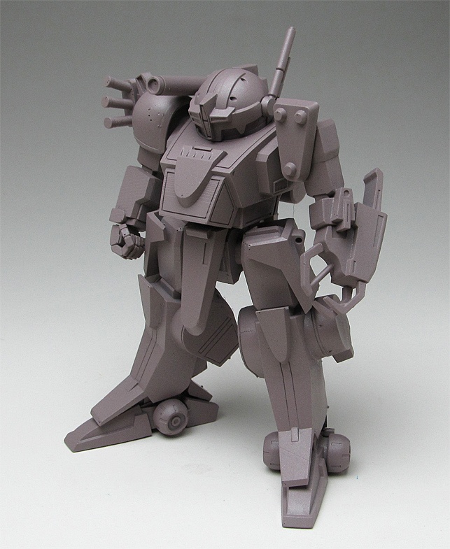 渾身の藤田版ゼルベリオス、形状確認像Ver.0.5、頭頂110ミリ。3Dプリントstlデータ